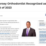 New Jersey orthodontist Kenneth Banasiak, DMD was recently recognized as a Top Dentist of 2023 by New Jersey Monthly.